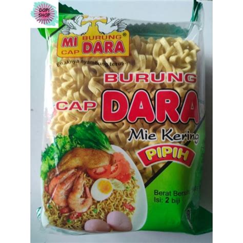 Jual Mie Burung Dara Pipih Kemasan 140gr Isi 2 Pack Shopee Indonesia