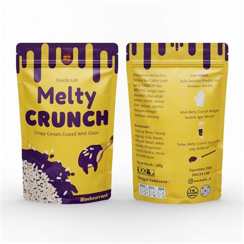 Jual Melty Crunch Snack Lumer Crunchy Gr Shopee Indonesia