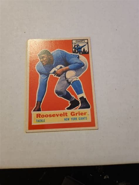 1956 TOPPS FOOTBALL 101 ROOSEVELT GRIER ROOKIE RC EBay