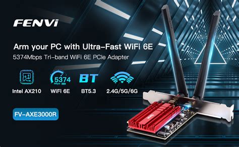 Fenvi Fv Axe Wi Fi E Ax Pcie Network Card Bluetooth Heat