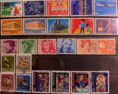 Timbres Suisses 1969 Kaufen Auf Ricardo