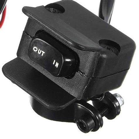 Zhuotop Heavy Duty Handlebar Control Line Winch Rocker Switch Handlebar Control Warn Winch