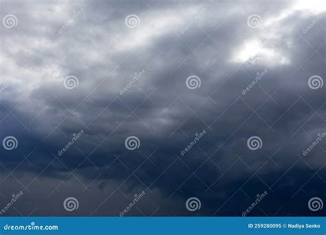 Black storm cloud stock image. Image of climate, season - 259280095