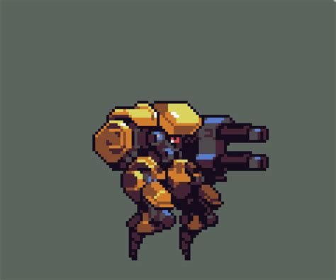 Attack By Diemango On Newgrounds Pixel Art Robot Art Art