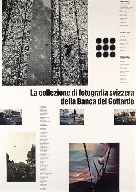 Vintage Poster La Collezione Di Fotografia Svizzera Della Banca Del