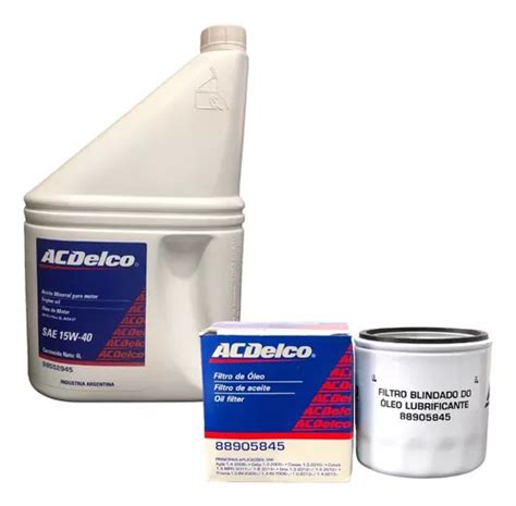 Kit Filtro Aceite Acdelco Corsa Aceite W Acdelco