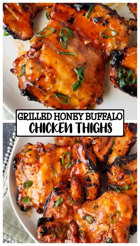 Grilled Honey Buffalo Chicken Thighs Artofit