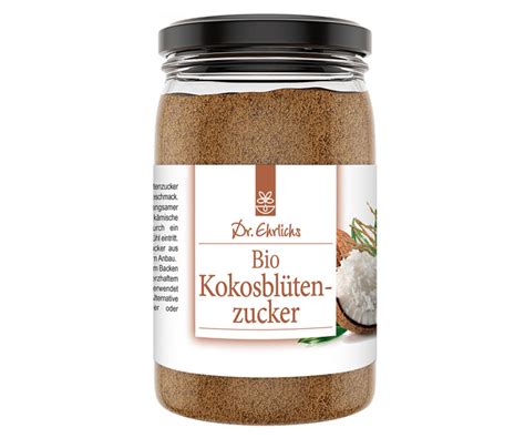 Dr Ehrlichs Bio Kokosblütenzucker DE ÖKO 039