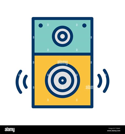 Illustration Speaker Icon Stock Photo Alamy