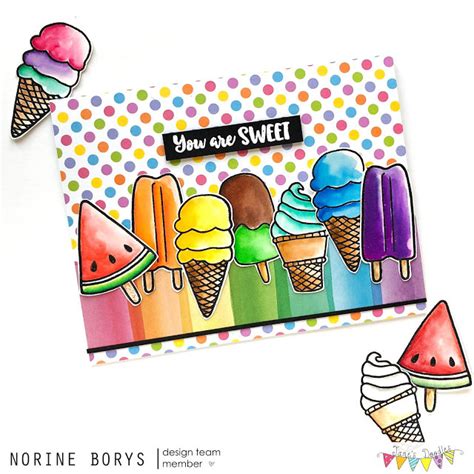 Janes Doodles Cool Clear Stamp Stempelset Jd028
