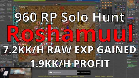 Roshamuul Solo Kk H Raw Exp Kk H Profit Rp Solo Hunt