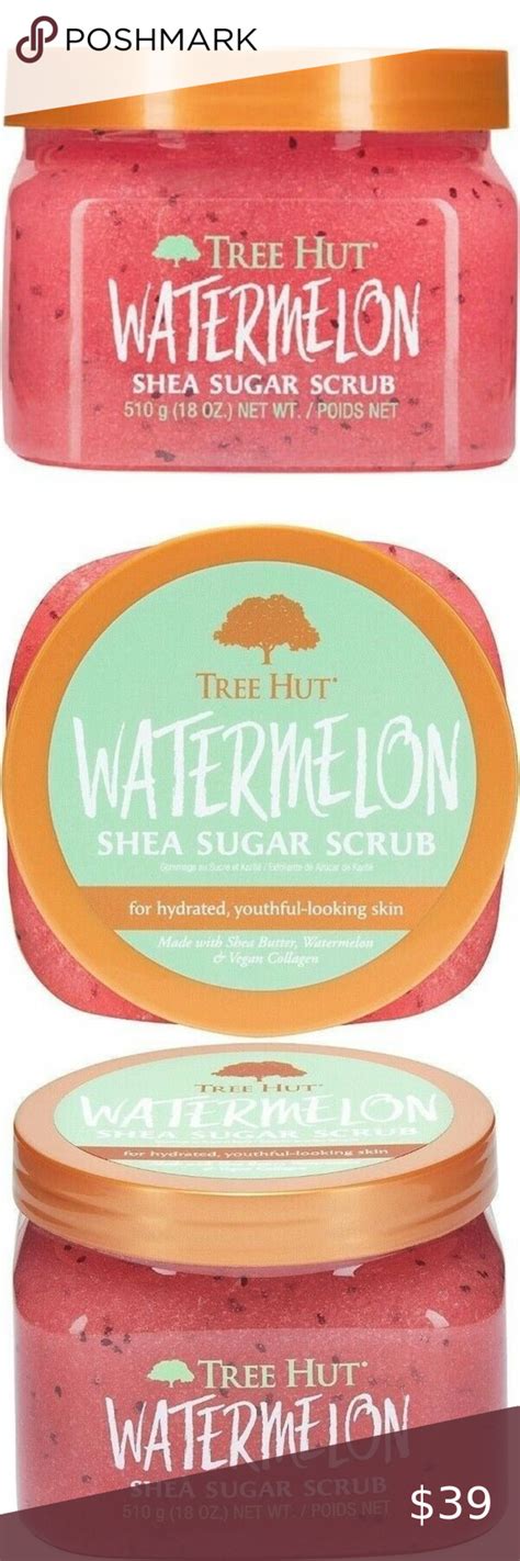 2 Tree Hut Watermelon Shea Sugar Scrubs 18oz Each New In 2022 Tree