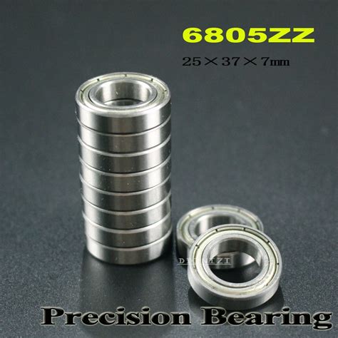 6805ZZ Bearing 25 37 7 Mm ABEC 1 Metric Slim Thin Section 61805Z 6805 Z