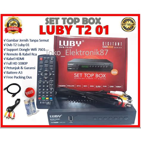 Jual Set Top Box Luby T Tv Digital Luby Stb Luby Setopbox Shopee