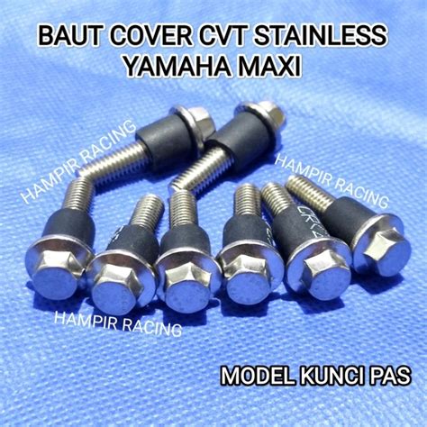 Cvt ฝาครอบ Bolt YAMAHA AEROX LEXI NMAX 155 สแตนเลส 304 สแตนเลส Bolt CVT