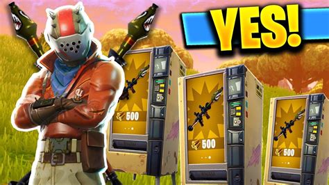 New Vending Machine Gameplay Fortnite Battle Royale Stream