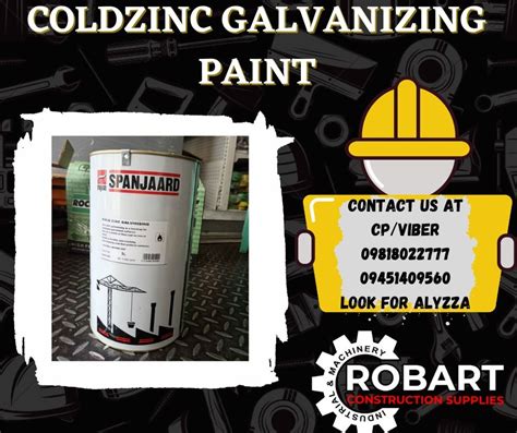 Coldzinc Galvanizing Paint Commercial Industrial Construction Tools