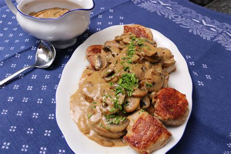 Schweinemedaillons Mit Champignonrahmso E Landgemachtes