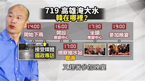 韓國瑜不顧高雄暴雨受國政專訪！官方推薦app竟「染黃」 民視新聞網