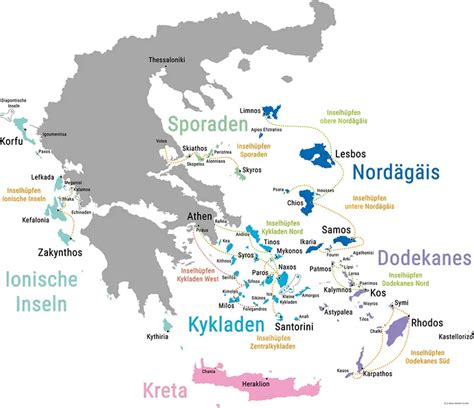 Inselhopping Griechenland Inselh Pfen Routen Tipps