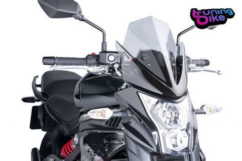 PUIG WINDSCHUTZSCHEIBE NAKED N G SPORT FUR KAWASAKI ER 6N 2015 GETONT