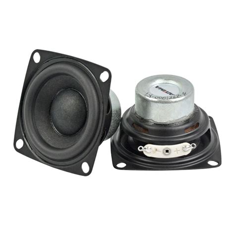 Alto falante aiyima 2 peças portátil alcance total 4ohm 10w 20core