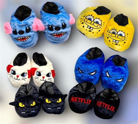 PANTUFLA COMIC PERSONAJES SURTIDOS INFANTIL Casa Gini Mayorista