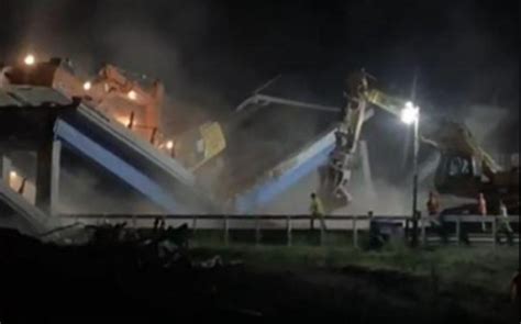 Il Memoriale Del Ponte Morandi Fra Immagini Del Crollo Rumori Di Quel