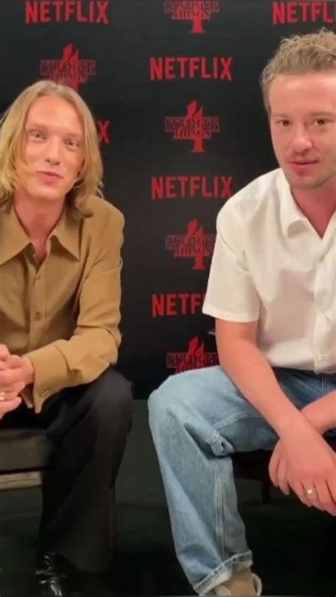 Joseph Quinn Jamie Campbell Bower Stranger Things Jamie Campbell