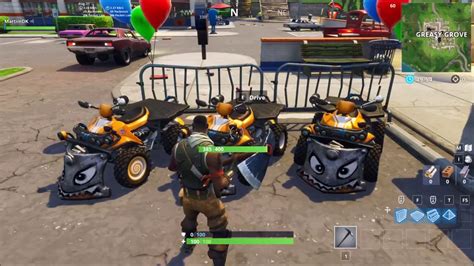 Quadcrasher Locations Fortnite Battle Royale Youtube