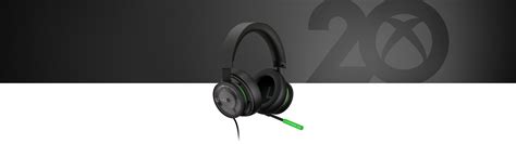 אוזניות Xbox Stereo Headset 20th Anniversary Special Edition אוזניות ל Xbox Series