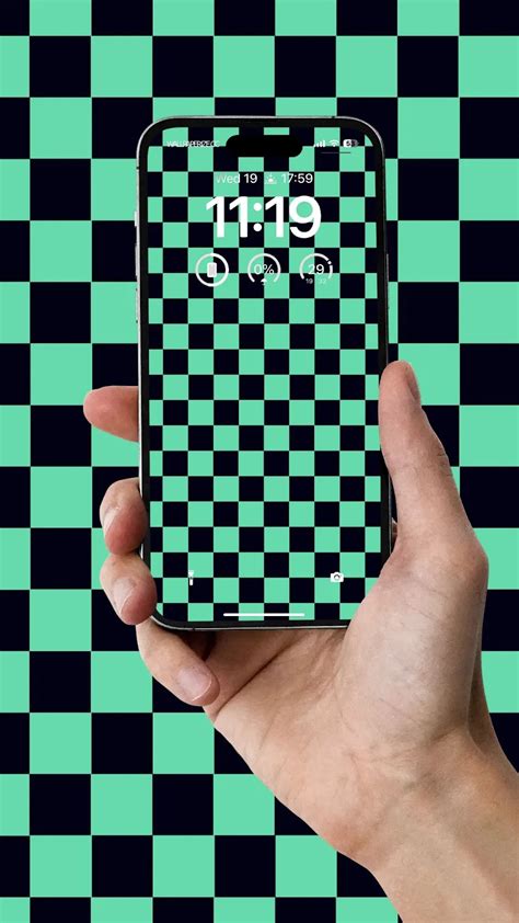 Tanjiro Stylish Clothes Pattern Wallpaper