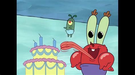 Baby Plankton Preparing To Jump Into The Birthday Cake For 10 Hours