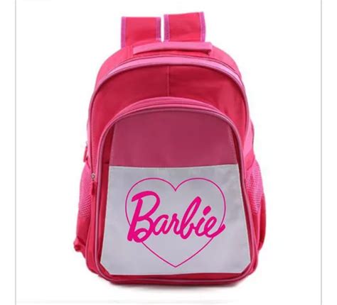 Mochila Rosada Personalizada De Barbie Cuotas Sin Inter S