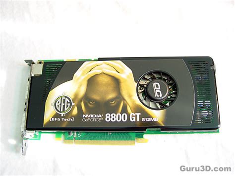 GeForce 8800 GT 512MB SLI review - Page 5 - Photos BFG 8800 GT OC edition