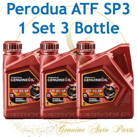 100 Ori Perodua AUTO TRANSMISSION FLUID ATF OIL SP3 3 BOTTLE SP 3