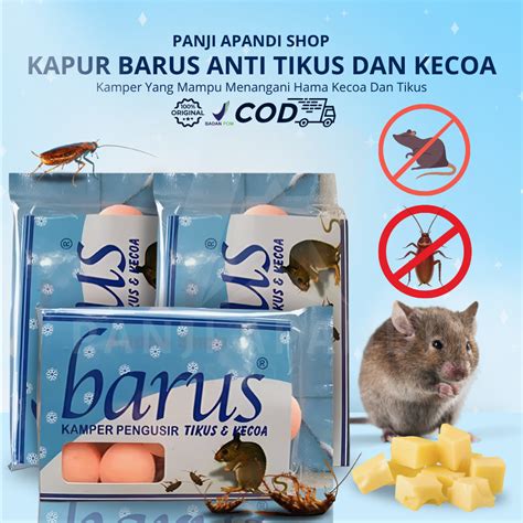 Jual Kamper Barus Tikus Pengusir Kecoa Rayap Isi Pcs Kamper