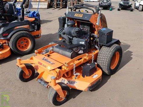 2021 Scag Svrii 48v 22fx V Ride Stand On Mower Roller Auctions