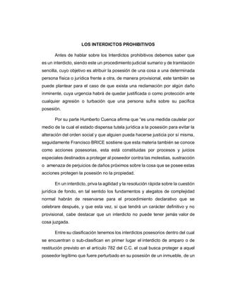 Los Interdictos Prohibitivos Pdf Descarga Gratuita