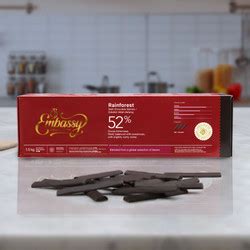 Jual Embassy Chocolate Rainforest Dark Chocolate Batons Kg Box