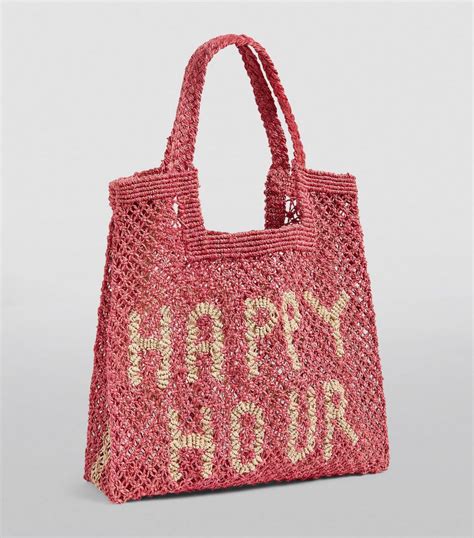 Womens The Jacksons Pink Small Happy Hour Tote Bag Harrods US