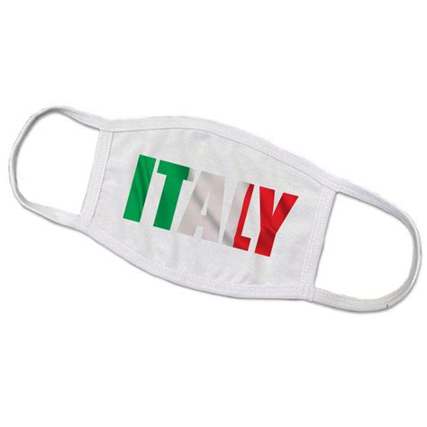 Italy Flag Face Mask