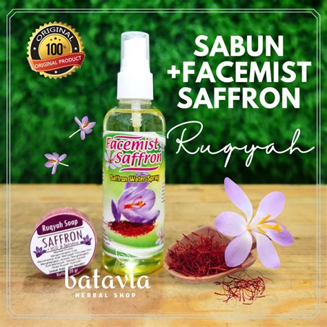 Jual Facemist Saffron Ruqyah Saffron Rose Water Spray Air Mawar Ml