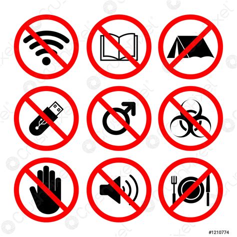 Prohibited Sign Clipart Hd PNG Prohibited Signs Safety 57 OFF