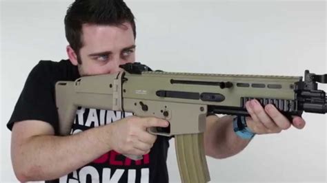 FN SCAR L Sportline AEG Airsoft Review Classic Army YouTube