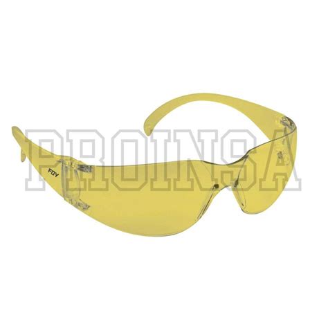 Lentes De Seguridad Ambar Ligerox Proinsa Safety