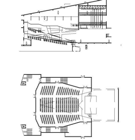 Auditorium Cad Drawings Collection Auditorium Design Autocad Blocks