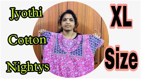 Jyothi Cotton Nightys Xl Size Whatsapp No Youtube