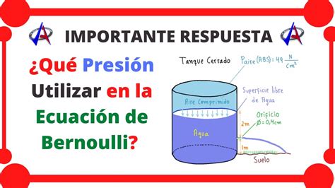 MECÁNICA DE FLUIDOS ECUACIÓN BERNOULLI SE USA LA PRESIÓN MANOMÉTRICA