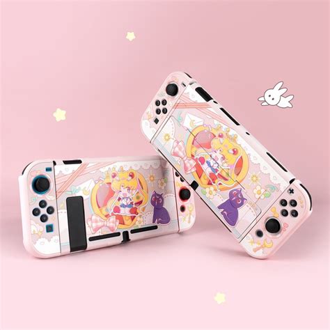 Funda Protectora Dura Con Tem Tica De Sailor Moon Para Nintendo Switch